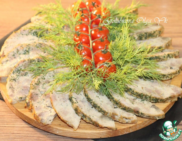 Ветчина из курицы и индейки Ветчина из курицы и индейки