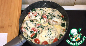 Курица в сливочном соусе по-тоскански Курица в сливочном соусе по-тоскански