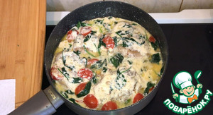 Курица в сливочном соусе по-тоскански Курица в сливочном соусе по-тоскански