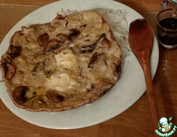 Омлет с грибами фу юнг