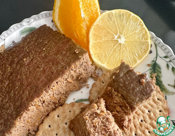 Суфле или парфе (?) из куриной печени Суфле или парфе (?) из куриной печени