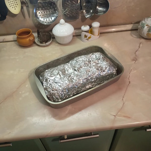 Свинина на шпажках с беконом и картофелем Свинина на шпажках с беконом и картофелем