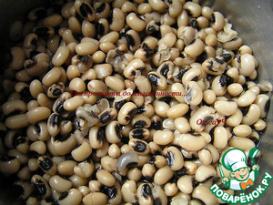 Фасоль с тыквой и яблоком