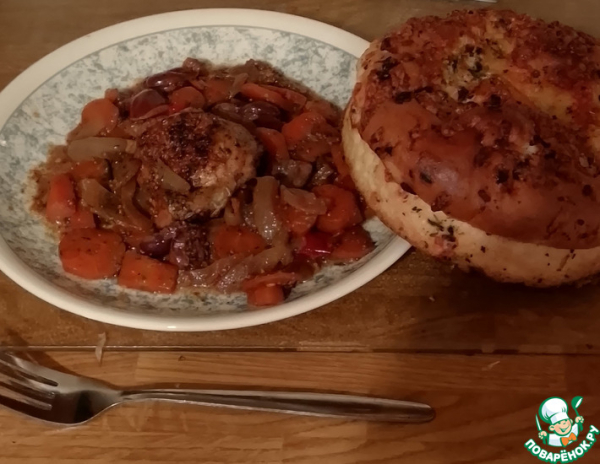 Курица ясса по-сенегальски