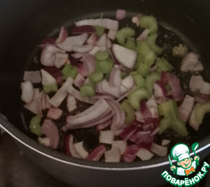 Ризото с соусом "Закуска монстра" Ризото с соусом "Закуска монстра"