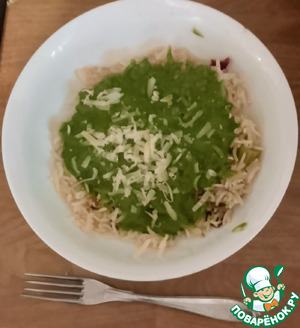 Ризото с соусом "Закуска монстра" Ризото с соусом "Закуска монстра"