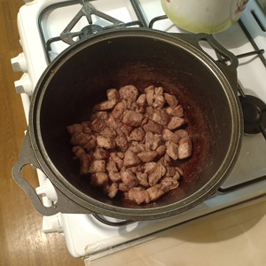 Свинина с фасолью и овощами Свинина с фасолью и овощами