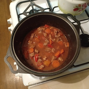 Свинина с фасолью и овощами Свинина с фасолью и овощами