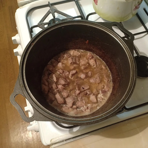 Свинина с фасолью и овощами Свинина с фасолью и овощами